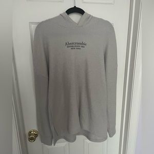 Oversized A&F Beige Hoodie